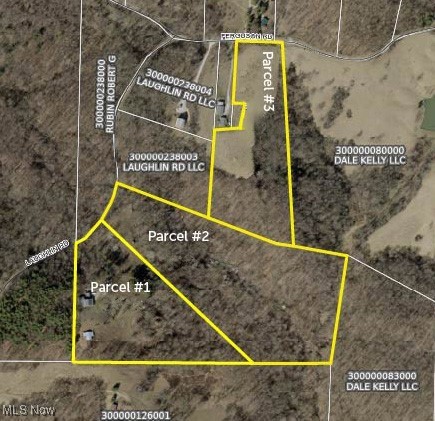 82755 Laughlin Road Tippecanoe, OH 44699 - Photo 20 of 35 Aerial view of property's location featuring property parcel outlined