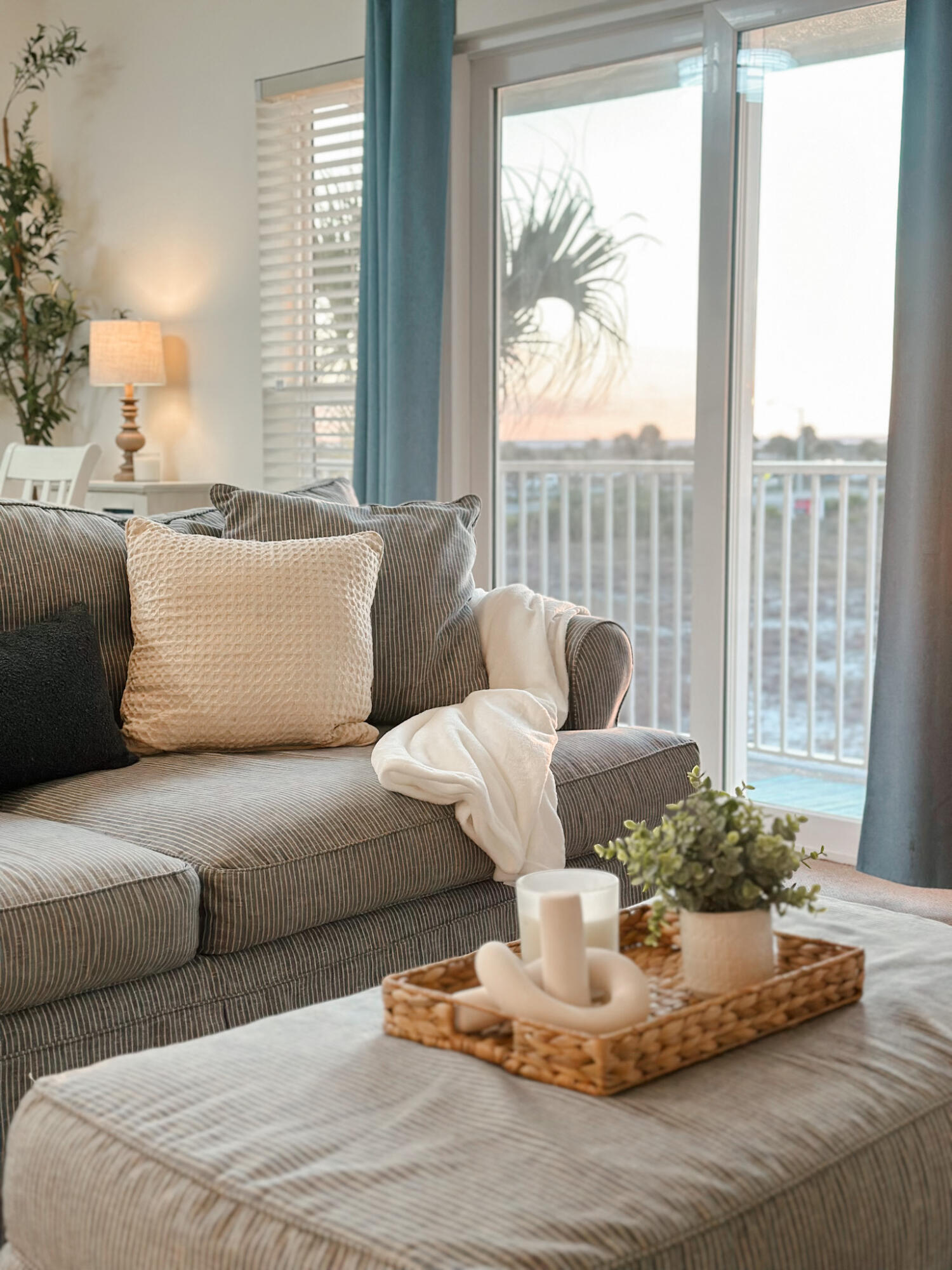 8436 Gulf Boulevard, Unit 321 Navarre, FL 32566 - Photo 20 of 57 a living room with furniture and a large window