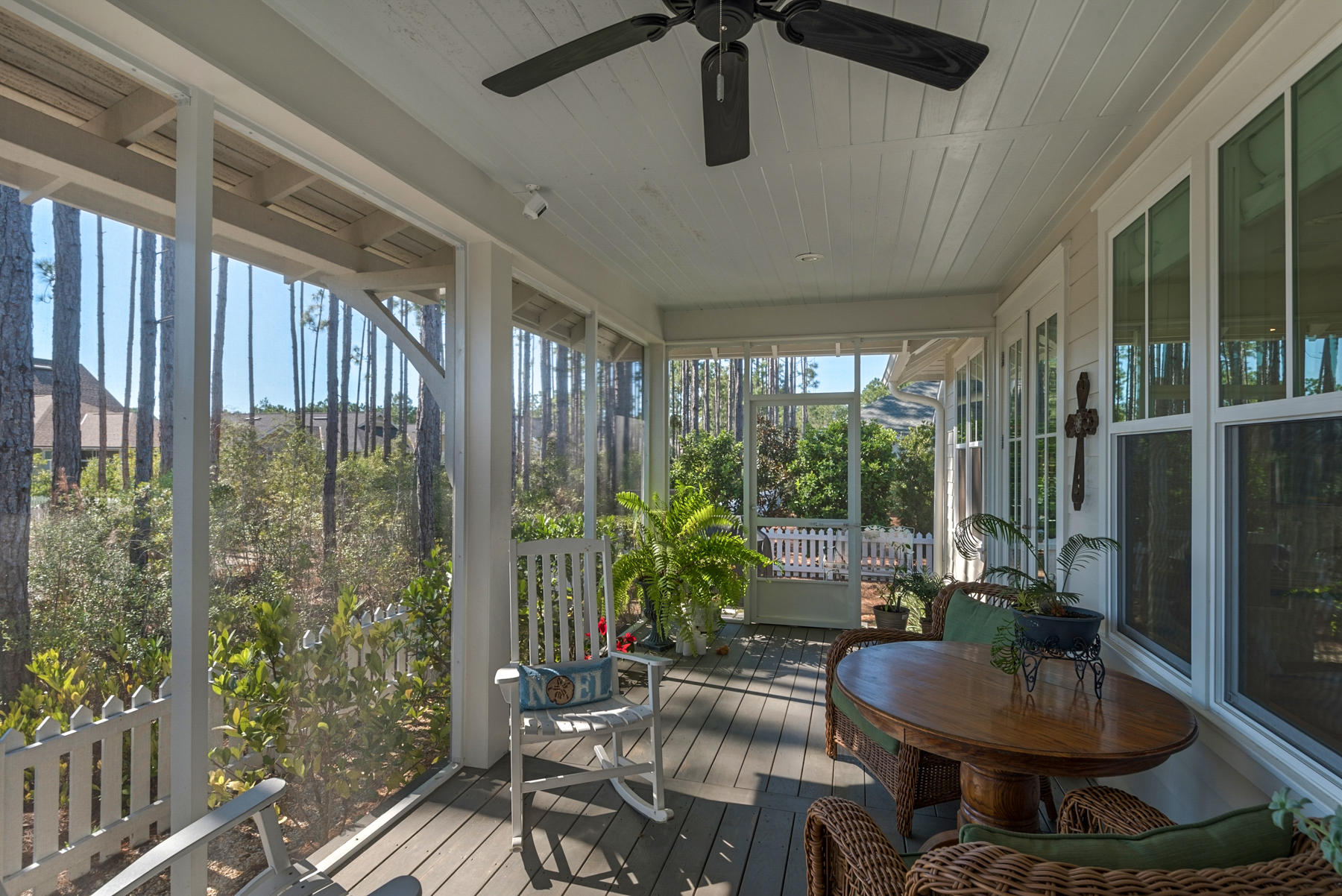 38 Somersault Lane Inlet Beach, FL 32461 - Photo 24 of 50 Expansive screened back porch