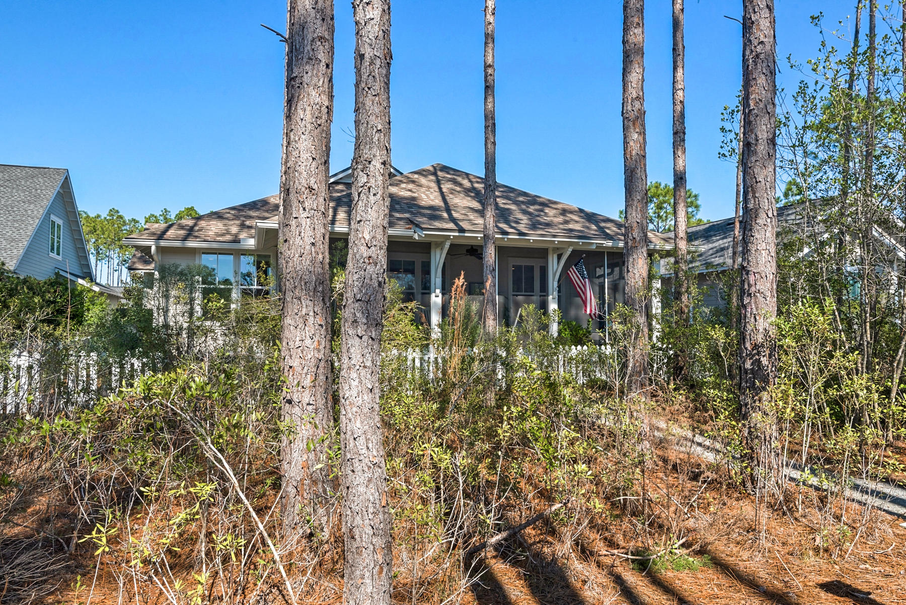 38 Somersault Lane Inlet Beach, FL 32461 - Photo 29 of 50 Rear view toward porch