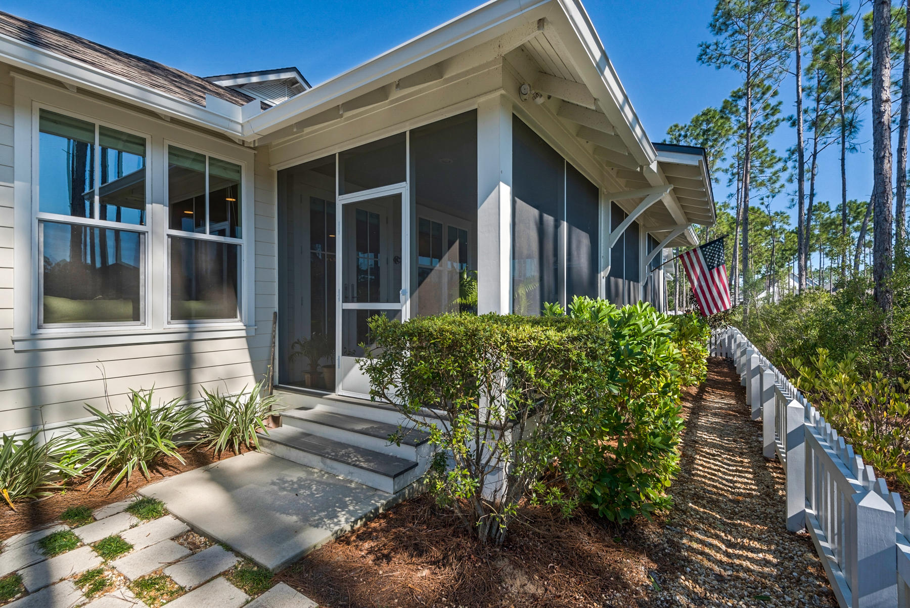 38 Somersault Lane Inlet Beach, FL 32461 - Photo 35 of 50 Back porch exit to yard