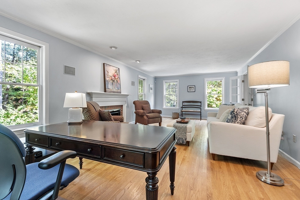 9 Blanchard Road Harvard, MA 01451 - Photo 15 of 33 a living room with furniture and a wooden floor