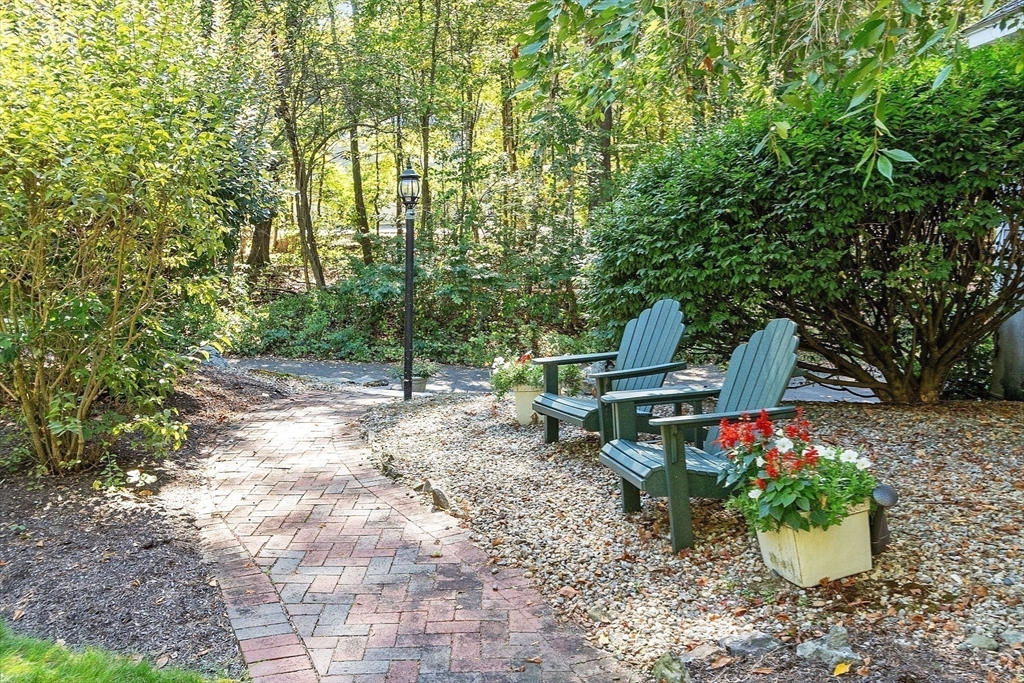 9 Blanchard Road Harvard, MA 01451 - Photo 27 of 33 a garden view with a seating space