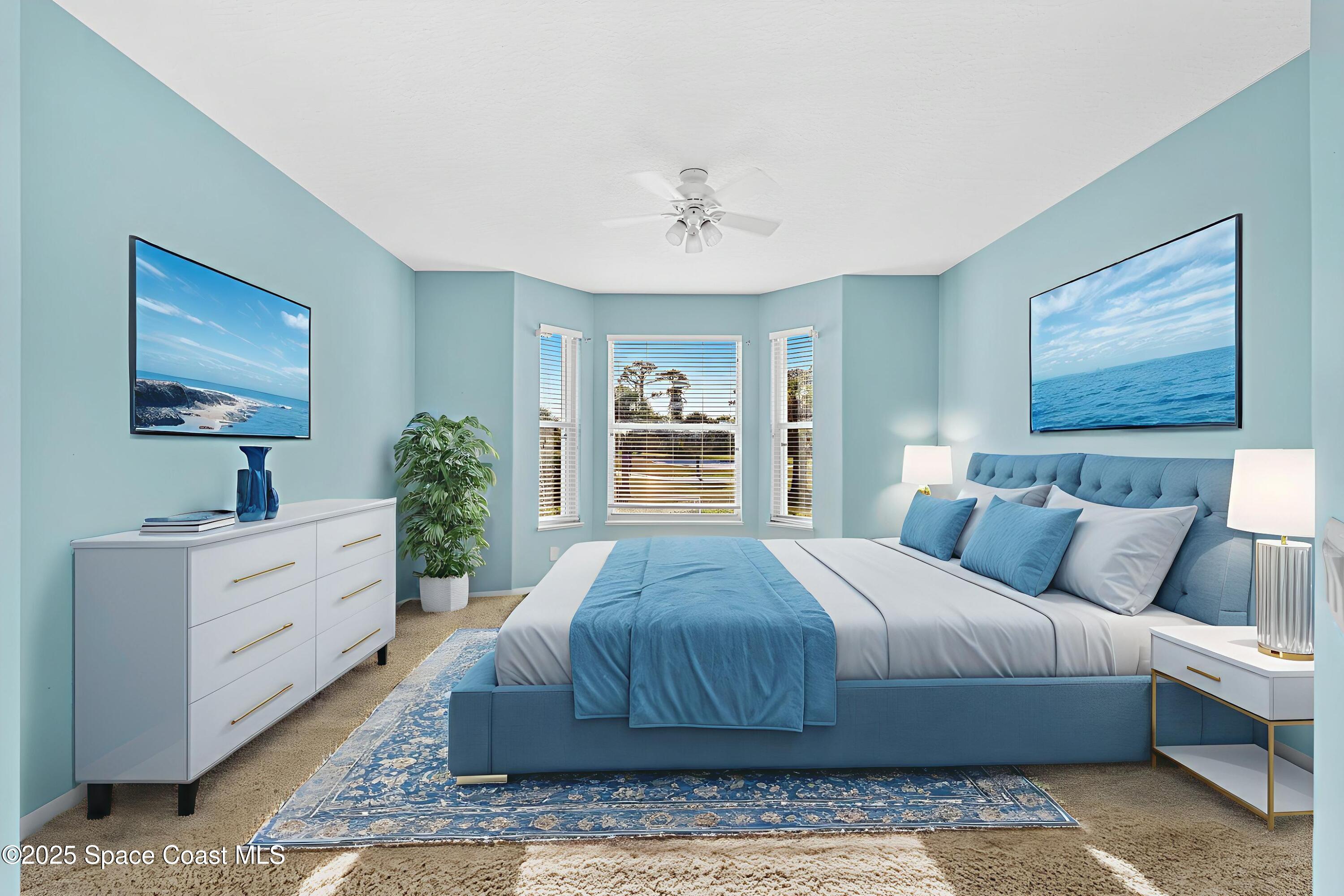 4221 Aberdeen Circle Rockledge, FL 32955 - Photo 11 of 45 a bed room with a bed and a dresser