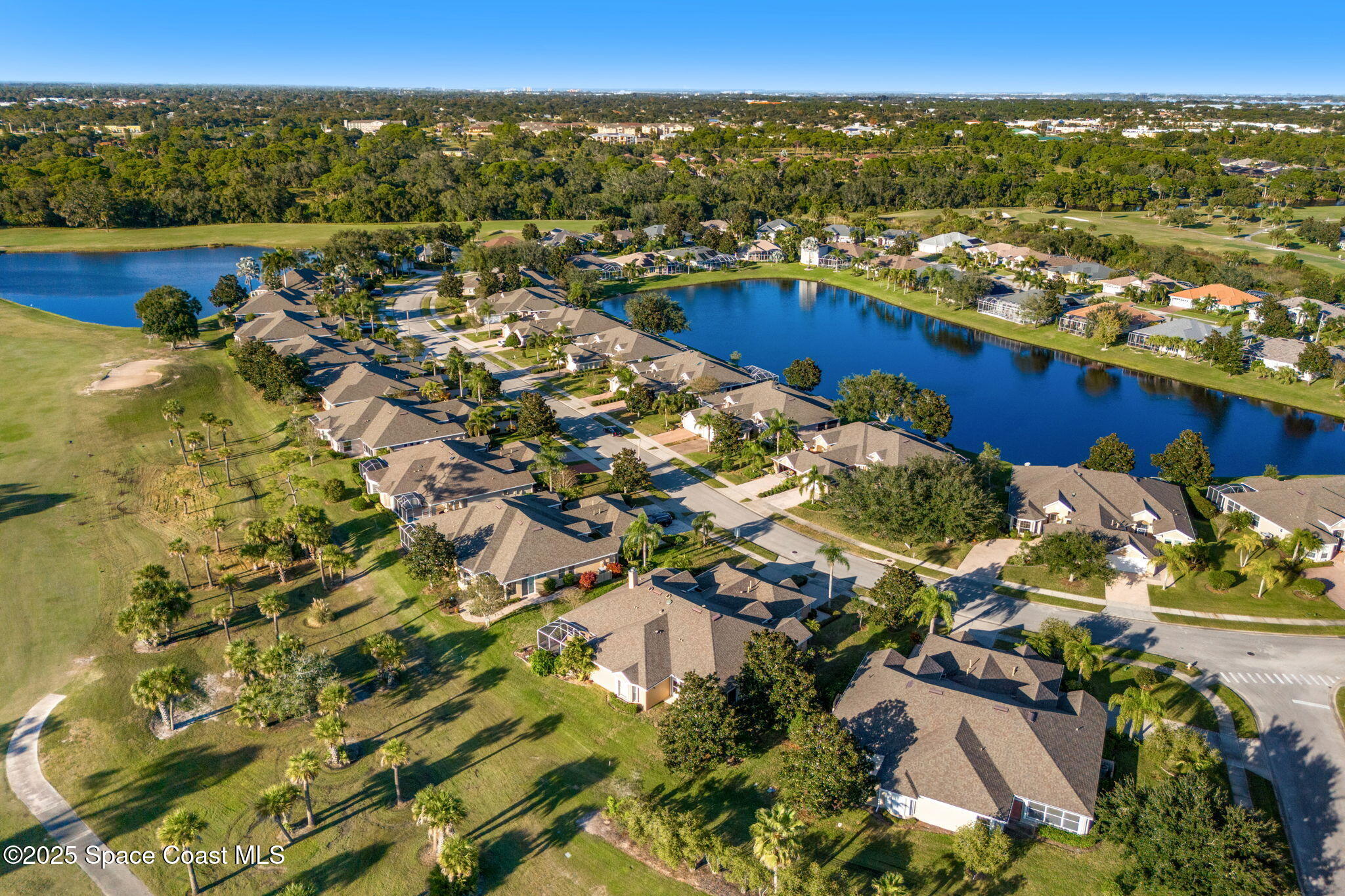 4221 Aberdeen Circle Rockledge, FL 32955 - Photo 45 of 45 an aerial view of residential houses with outdoor space