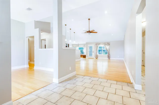a view interior of the house and livingroom with wooden floor