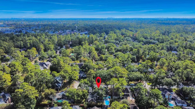 a view of an outdoor space with a lake view