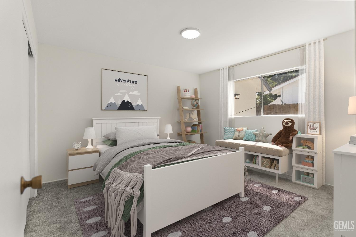 Undisclosed Address Bakersfield, CA 93309 - Photo 15 of 23 a room with a bed and a table in it