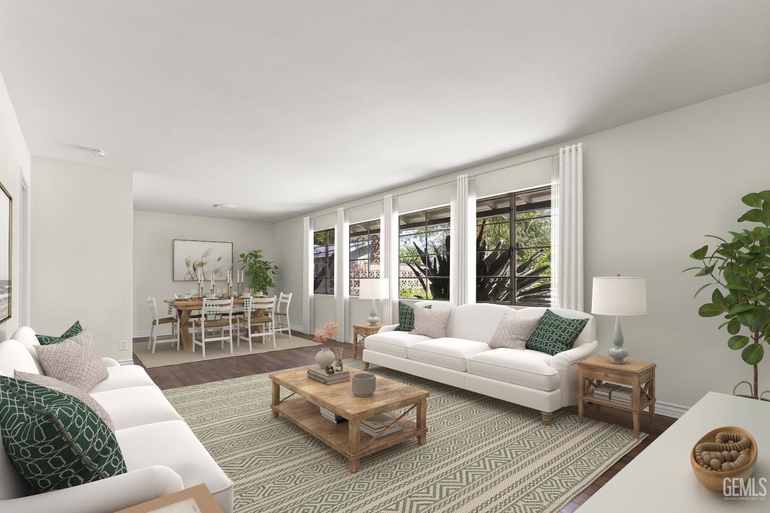 Undisclosed Address Bakersfield, CA 93309 - Photo 3 of 23 a living room with furniture and a large window