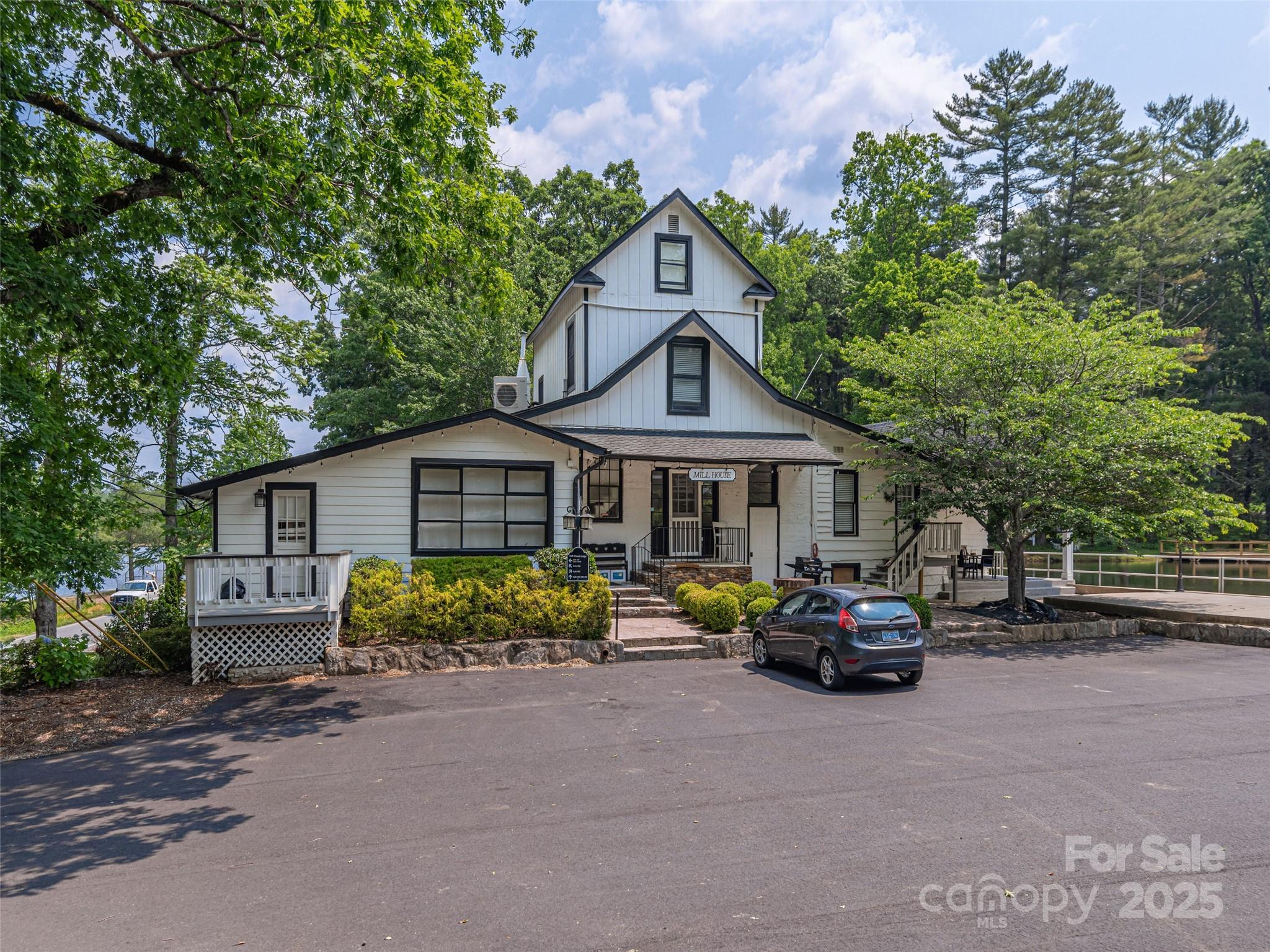 a car parked in front of house