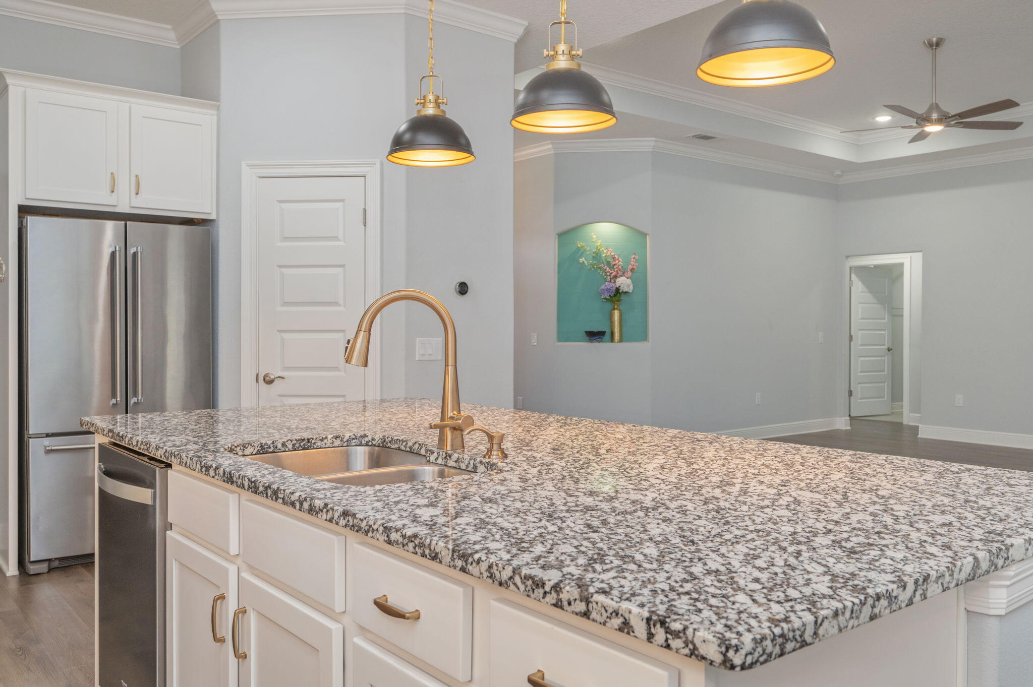6125 Quintette Road Pace, FL 32571 - Photo 26 of 71 a bathroom with a sink and a mirror