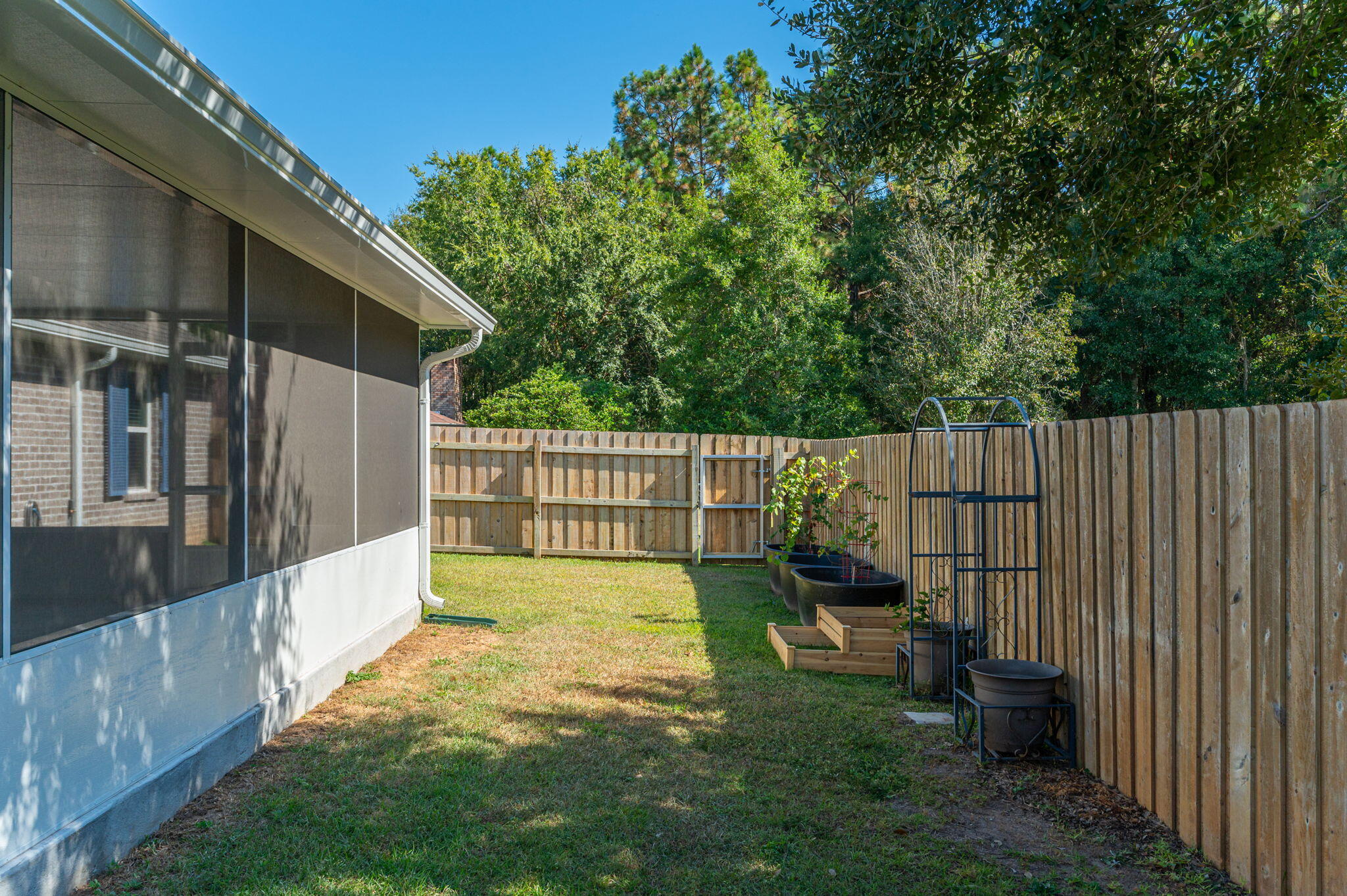 6125 Quintette Road Pace, FL 32571 - Photo 57 of 71 a view of backyard with green space