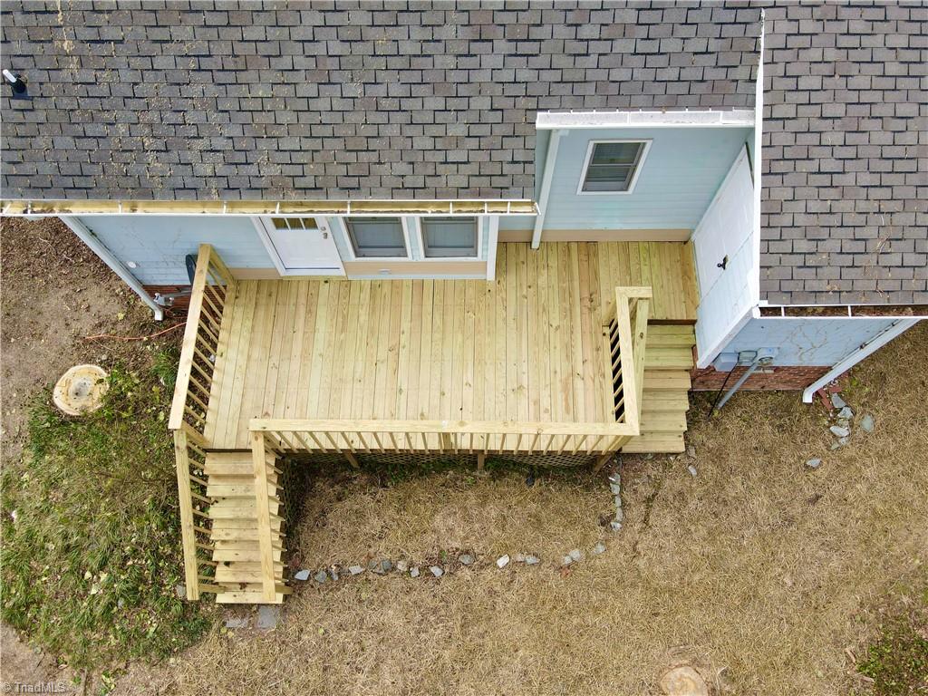 410 Shadybrook Road High Point, NC 27265 - Photo 34 of 43 Ariel view to show how spacious the NEW deck is.