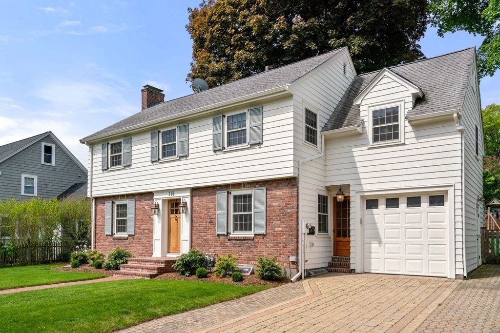 115 Bright Road Belmont, MA 02478 - Photo 1 of 22 a front view of house with yard and green space