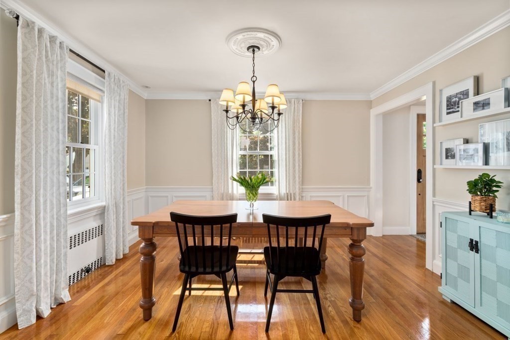 115 Bright Road Belmont, MA 02478 - Photo 4 of 22 a view of a dining room with furniture window and wooden floor