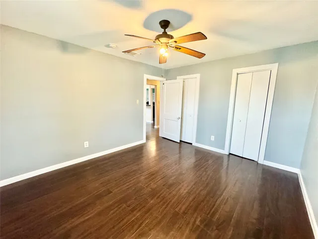wooden floor in an empty room