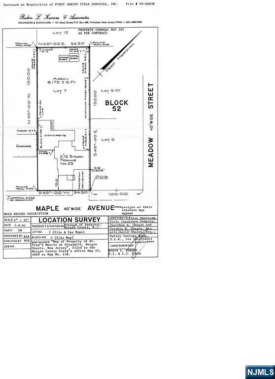 25 Maple Avenue Demarest, NJ 07627 - Photo 29 of 29 unknown