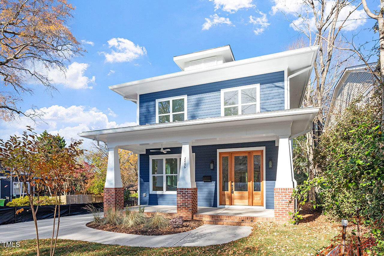 2406 Everett Avenue Raleigh, NC 27607 - Photo 3 of 40 a front view of a house with a porch