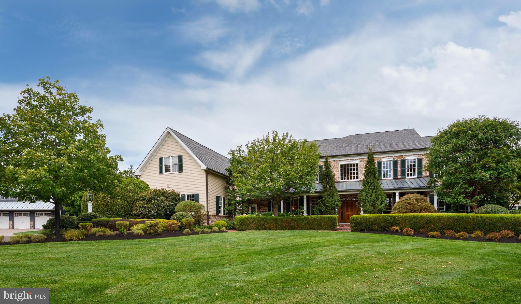 6997 Phillips Mill Road New Hope, PA 18938 - Photo 7 of 85 a front view of a house with a yard