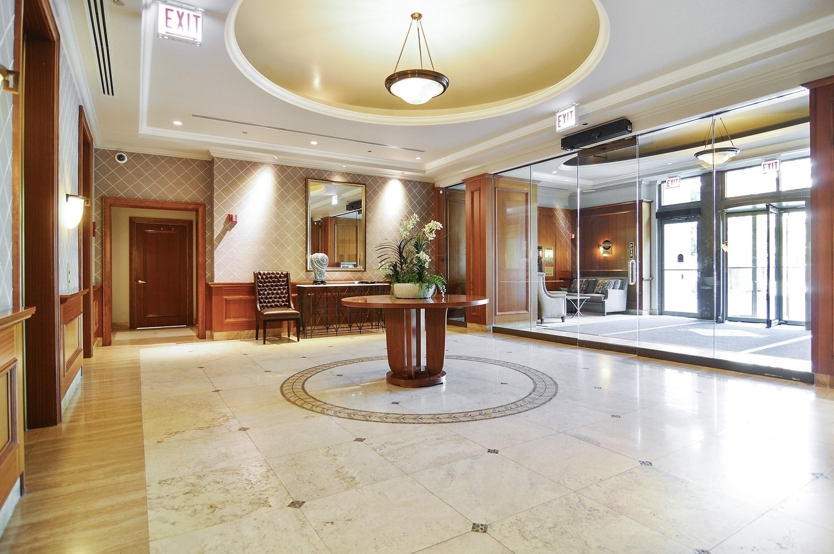 1322 South Prairie Avenue, Unit 801 Chicago, IL 60605 - Photo 2 of 24 a view of a lobby with a chandelier