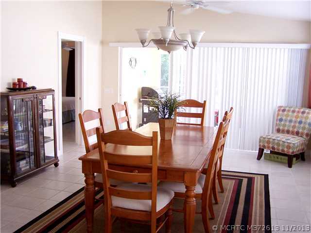 915 Southwest Tamarrow Place Stuart, FL 34997 - Photo 4 of 19 Dining Room.
