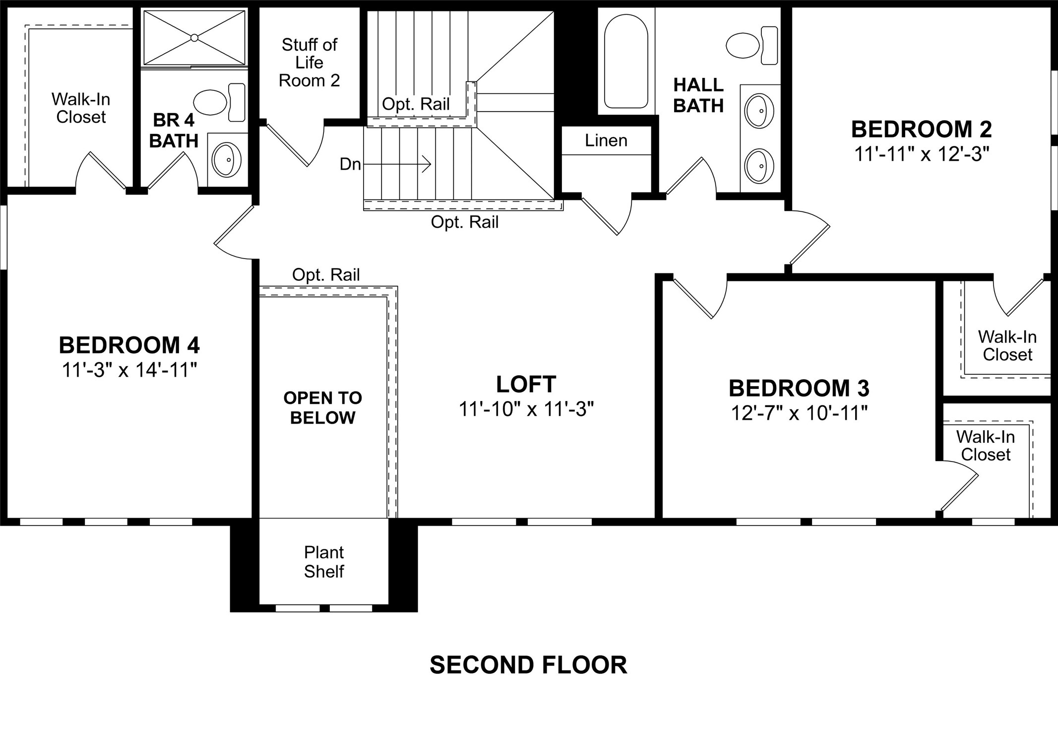 18602 Eastwood Rdg Court Crosby, TX 77532 - Photo 43 of 43 The Malmo floor plan by K. Hovnanian Homes. 2nd Floor shown. *Prices, plans, dimensions, features, specifications, materials, and availability of homes or communities are subject to change without notice or obligation.