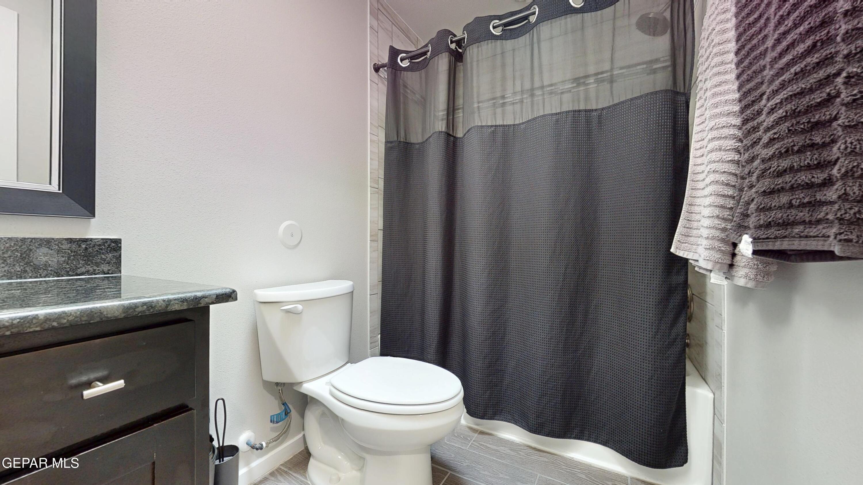 219 Notts Way El Paso, TX 79928 - Photo 32 of 35 a bathroom with a sink and a toilet