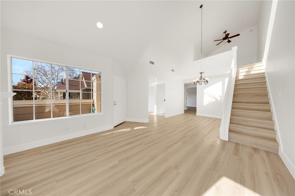 21146 Sunny Ridge Lake Forest, CA 92630 - Photo 8 of 43 a view of empty room with wooden floor and fan