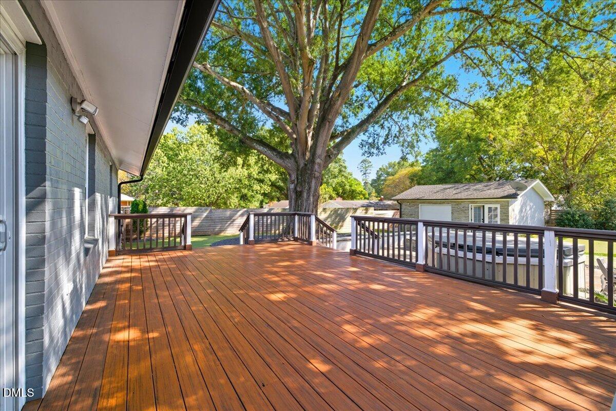 709 Winterlochen Road Raleigh, NC 27603 - Photo 33 of 52 a view of backyard with green space