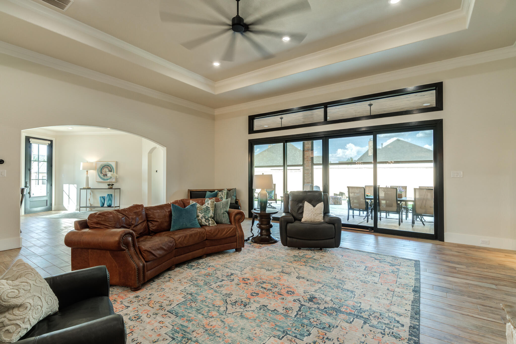 4801 118th Street Lubbock, TX 79424 - Photo 22 of 74 a living room with furniture and a large window