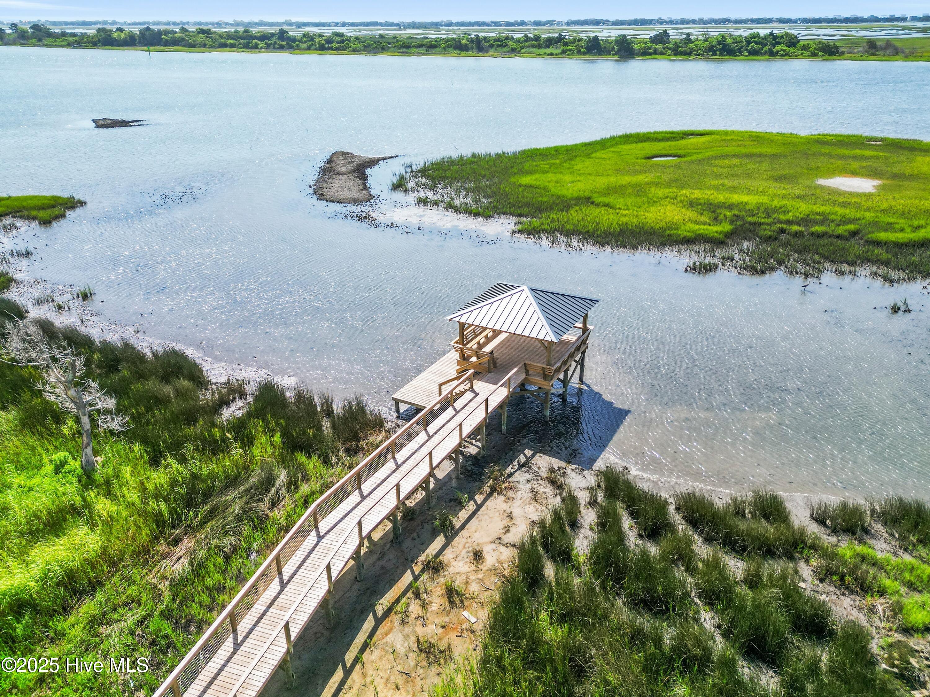 26 Solstice Way Hampstead, NC 28443 - Photo 48 of 49 Aerial view looking at Gazebo