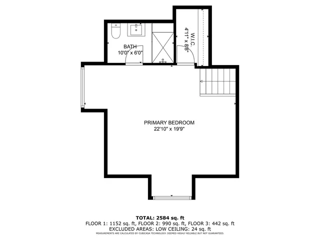 a view of a room with racks
