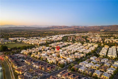 a view of city and mountain