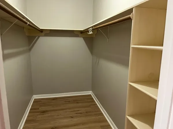 a bathroom with a bath tub