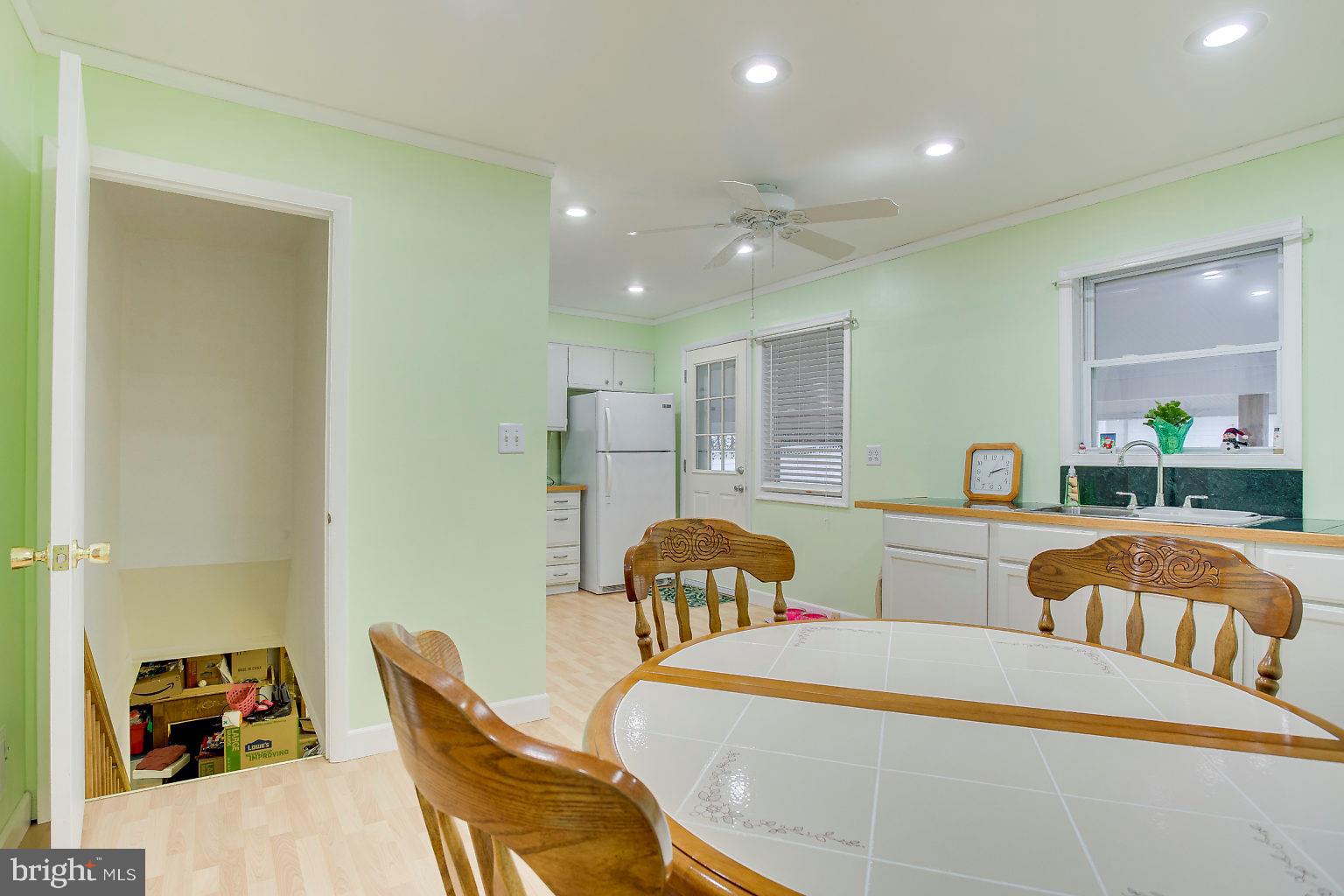 1248 Sulphur Spring Road Baltimore, MD 21227 - Photo 15 of 28 Kitchen dining combo with a fresh coat of paint