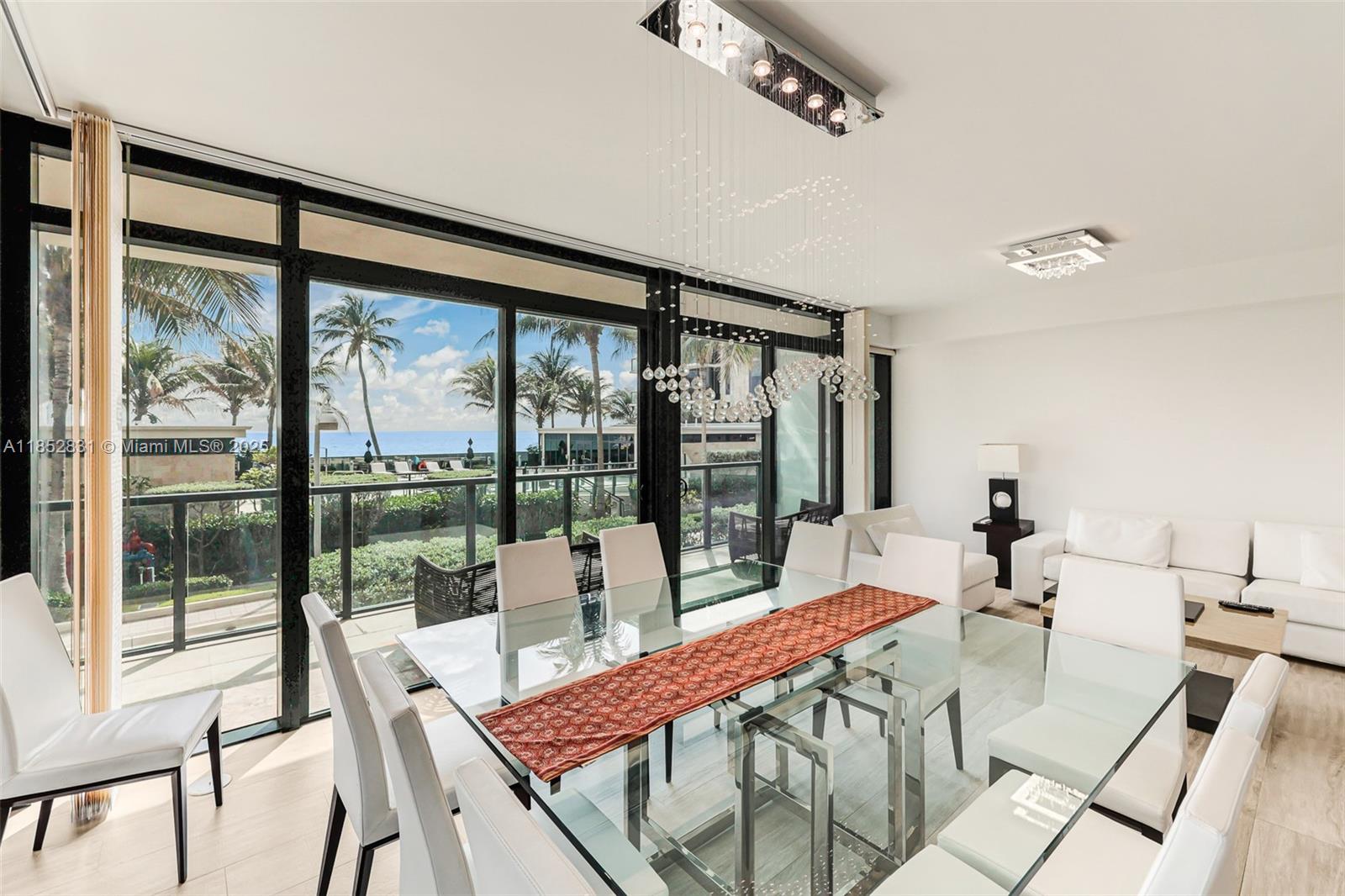 2101 South Surf Road, Unit 2F Hollywood, FL 33019 - Photo 22 of 70 a living room with furniture and a large window