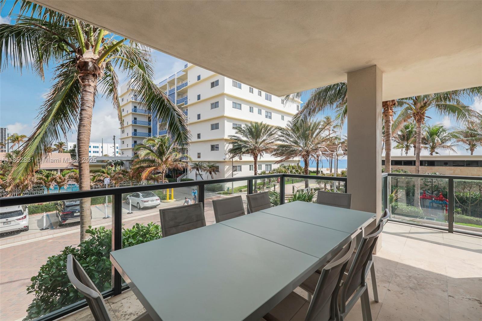2101 South Surf Road, Unit 2F Hollywood, FL 33019 - Photo 35 of 70 a view of a balcony dining area