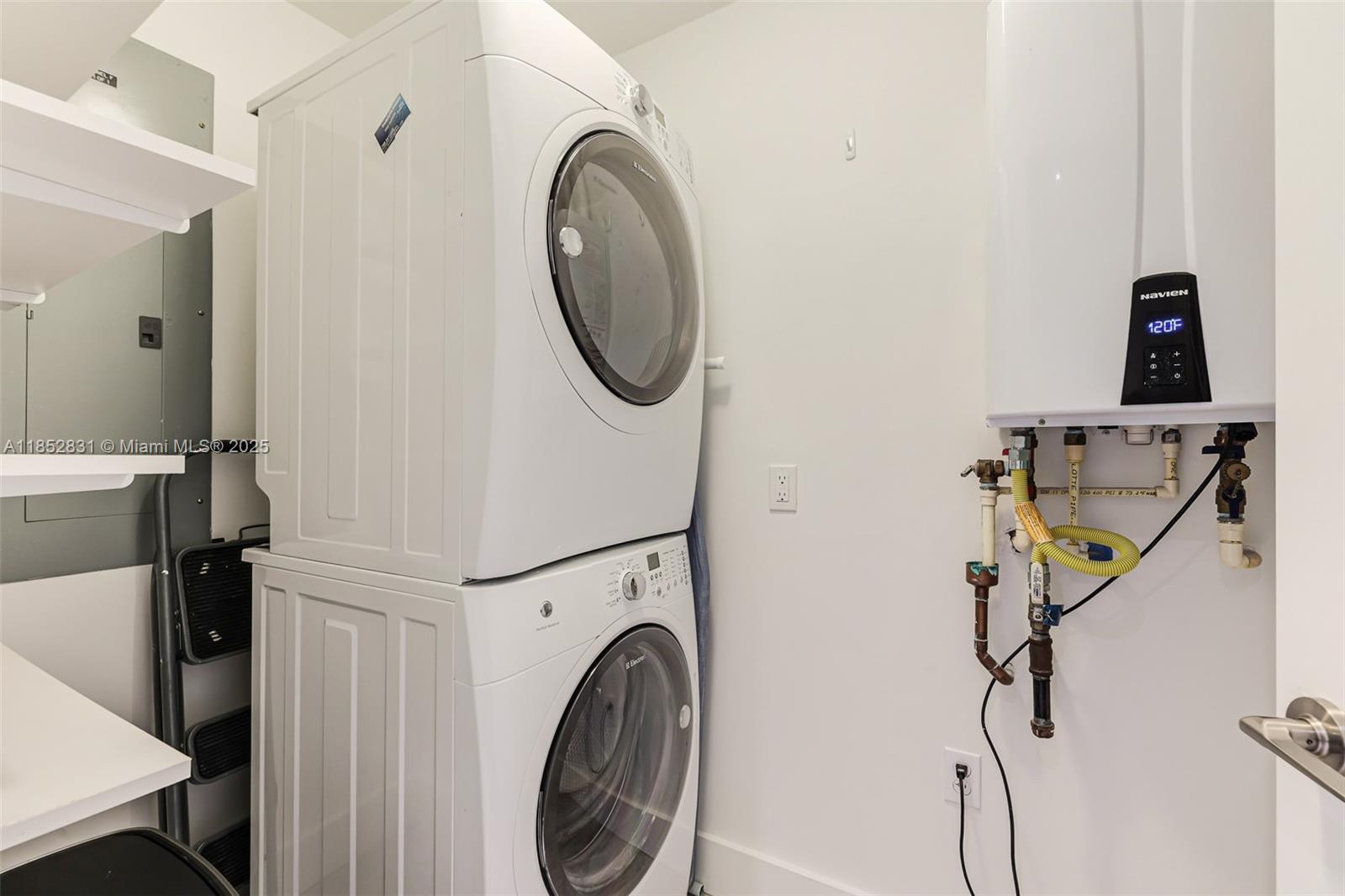 2101 South Surf Road, Unit 2F Hollywood, FL 33019 - Photo 68 of 70 a utility room with dryer and washer