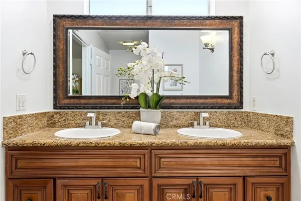 a workspace with wooden floor