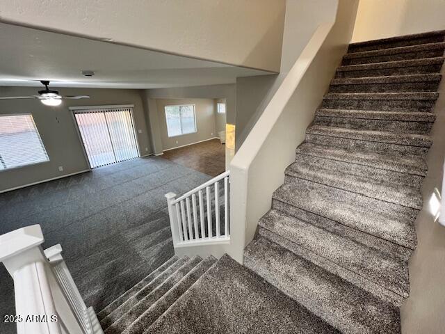 33578 North Sandstone Drive San Tan Valley, AZ 85143 - Photo 23 of 53 a view of staircase with white walls and a window