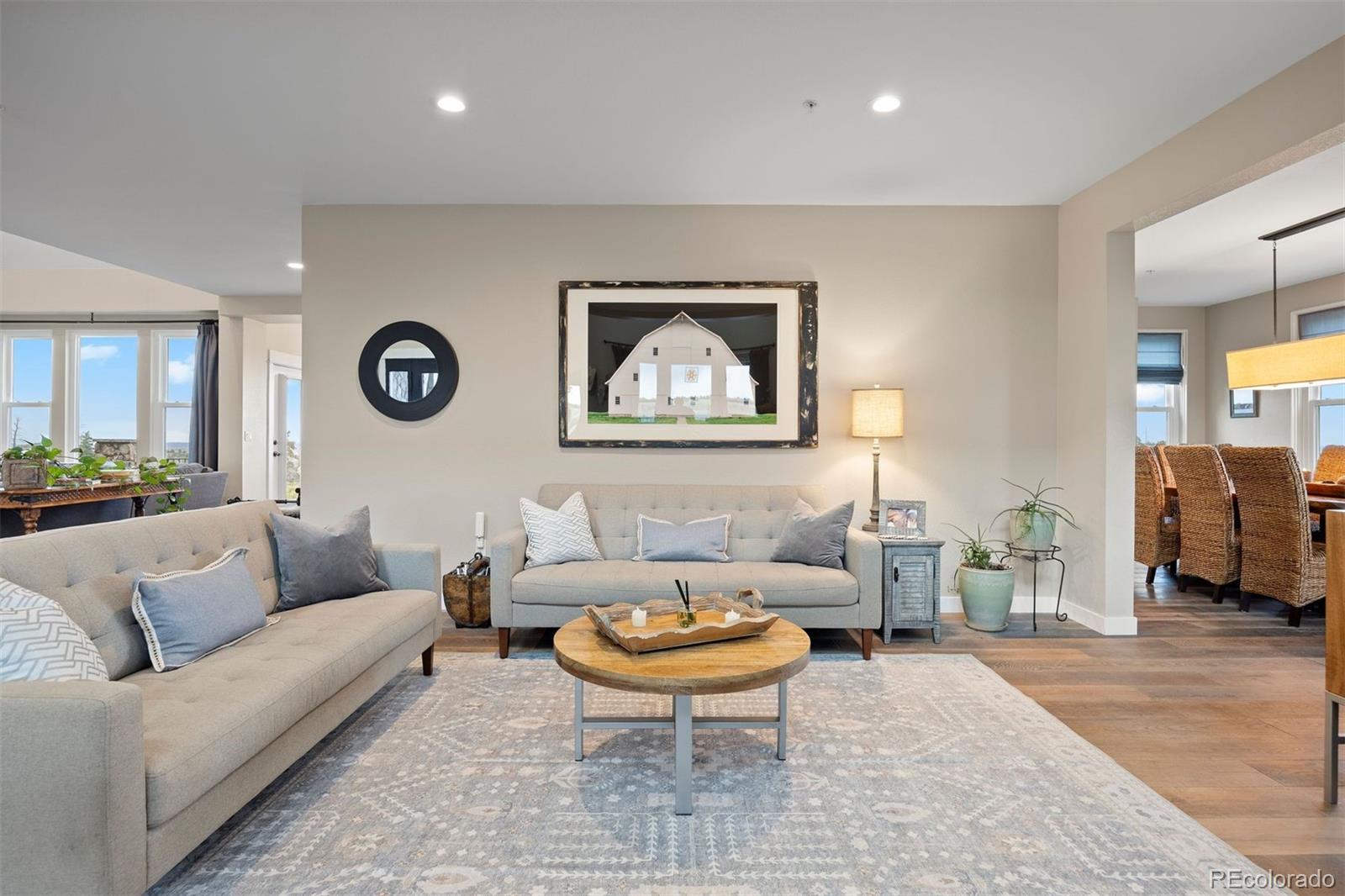 2940 Canon Ridge Road Castle Rock, CO 80104 - Photo 13 of 49 a living room with furniture and a table