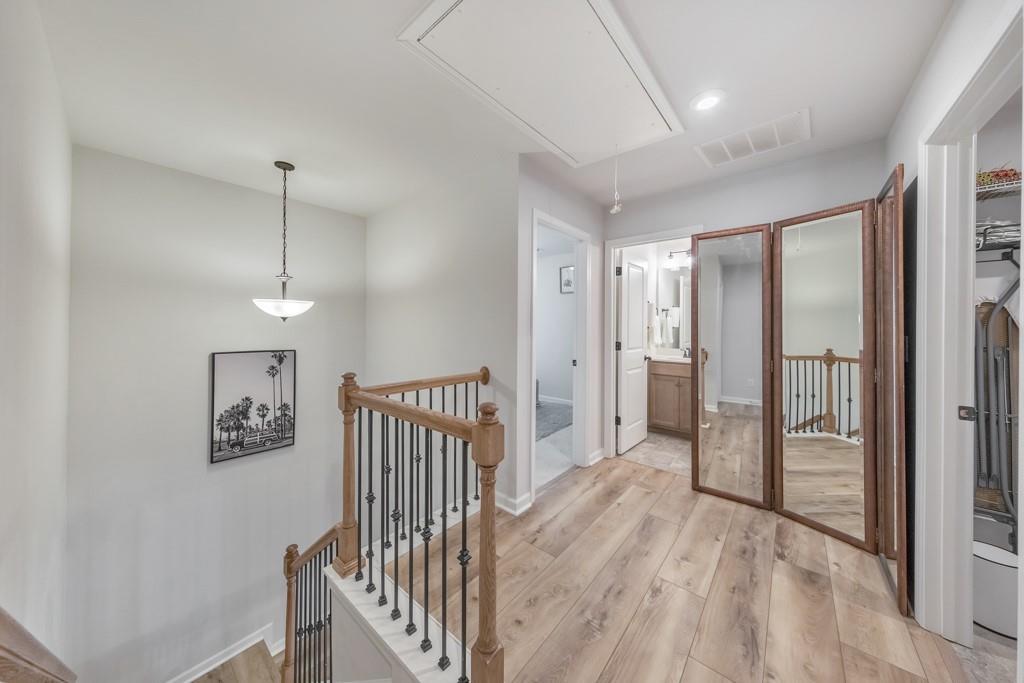 3146 Dowsing Lane Powder Springs, GA 30127 - Photo 17 of 42 a view of a hallway with interior of the house