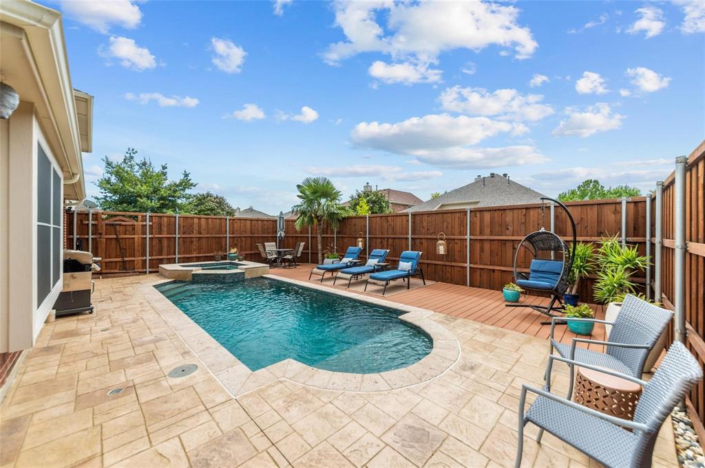 1551 Crystal Pass Allen, TX 75002 - Photo 24 of 27 a view of a backyard with swimming pool