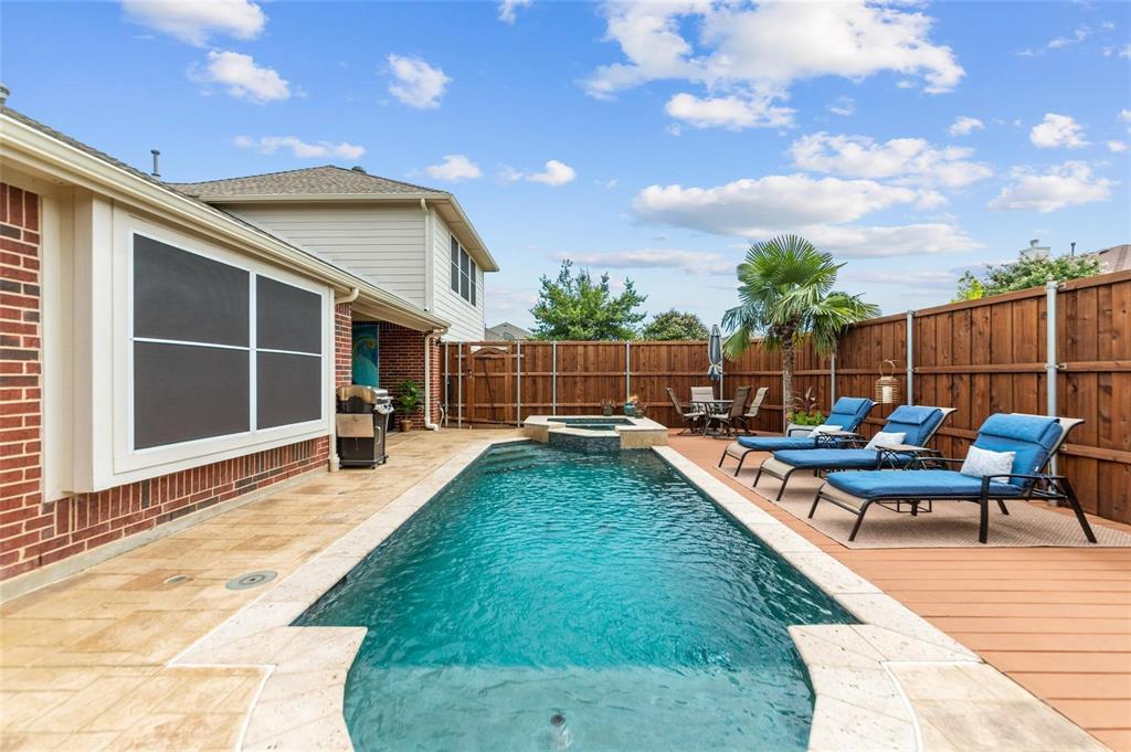 1551 Crystal Pass Allen, TX 75002 - Photo 25 of 27 a view of swimming pool with seating space