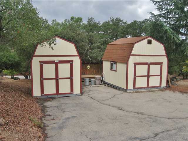 27309 Oakmont Road Valley Center, CA 92082 - Photo 15 of 17 Two "Tuff Sheds" with lofts and Lifetime Warranties.