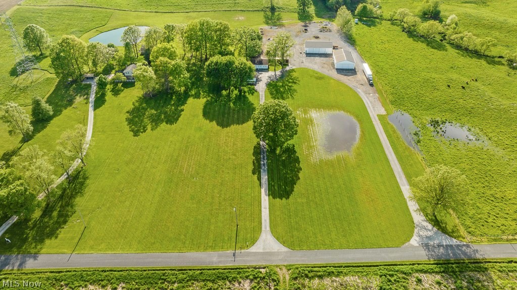 2547 Georgetown-Damascus Road Beloit, OH 44609 - Photo 43 of 49 Drone / aerial view featuring a water view