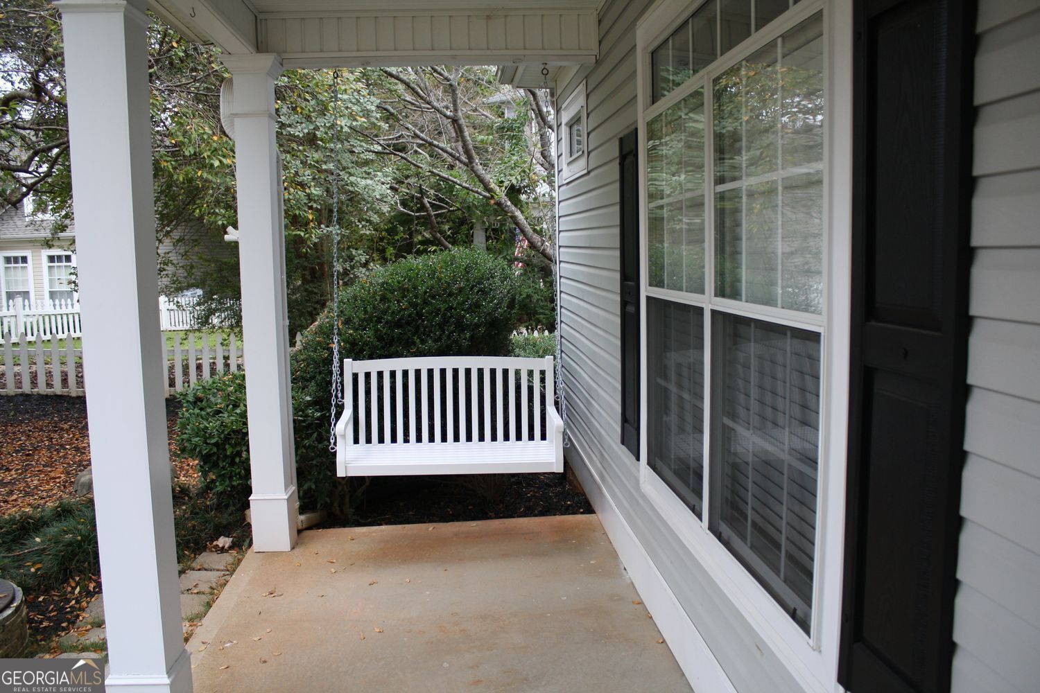 17 Robinson Lane Newnan, GA 30263 - Photo 8 of 11 IMG_3493 - Porch swing.JPG