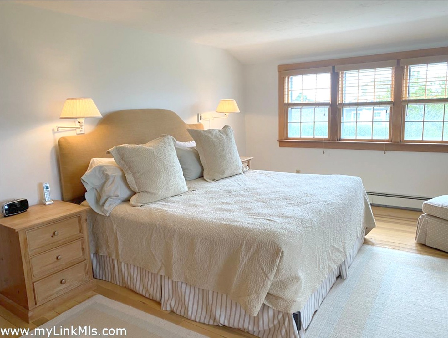 78 Baxter Road Nantucket, MA 02554 - Photo 12 of 14 a bedroom with a bed and a window