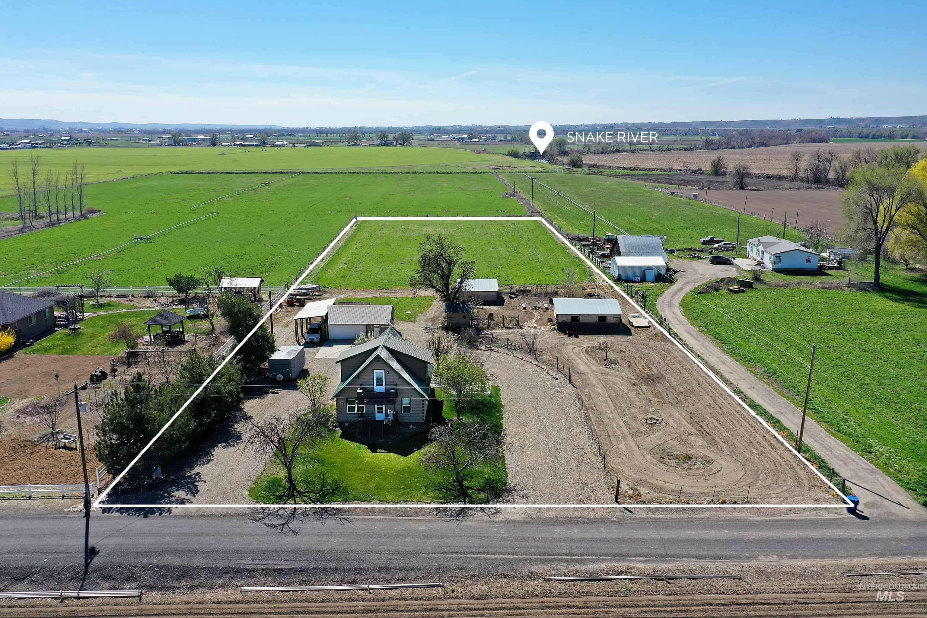 1363 Ross Road Weiser, ID 83672 - Photo 35 of 47 View of rural area with property boundaries highlighted