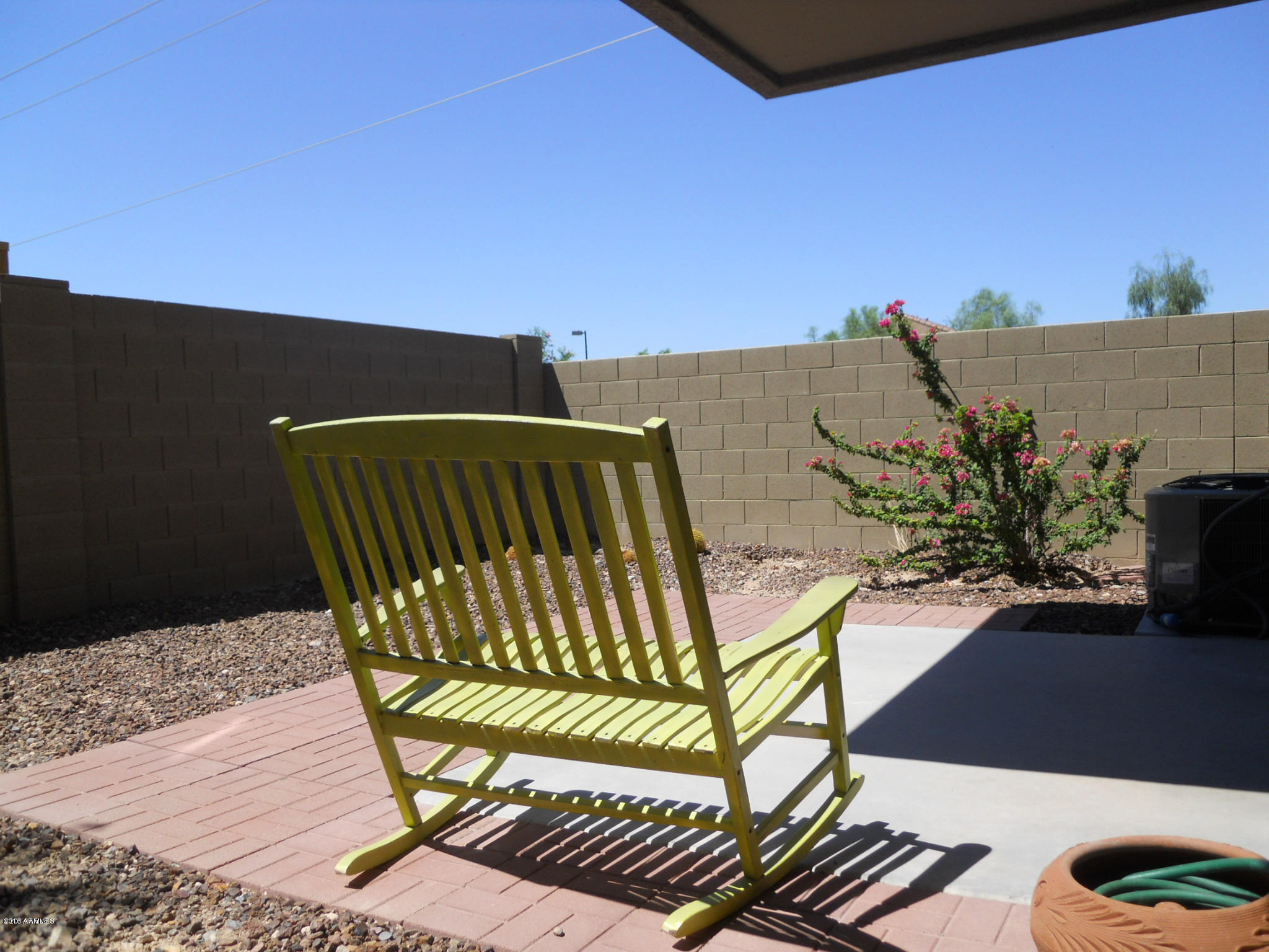 2725 East Mine Creek Road, Unit 1081 Phoenix, AZ 85024 - Photo 20 of 25 COVERED PATIO WITH YARD